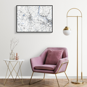Create Your Own Custom Map - Personal Gift, Poster, or Decor