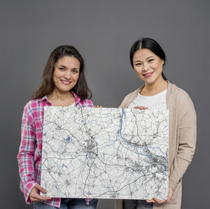 Create Your Own Custom Map - Personal Gift, Poster, or Decor
