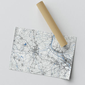 Create Your Own Custom Map - Personal Gift, Poster, or Decor