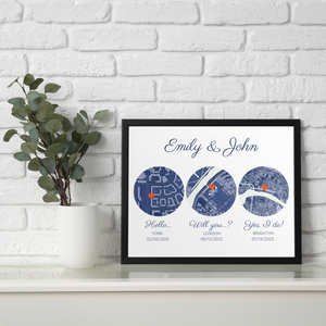Create Your Personalized Wedding Maps – Capture Special Moments in Style