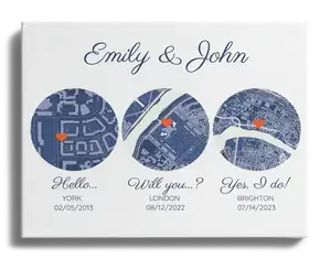 Create Your Personalized Wedding Maps – Capture Special Moments in Style