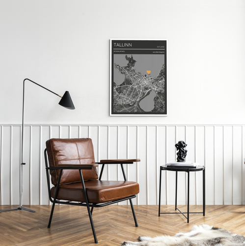 Celebrate Your Love: Custom Magazine-Style Map with Personal Marker