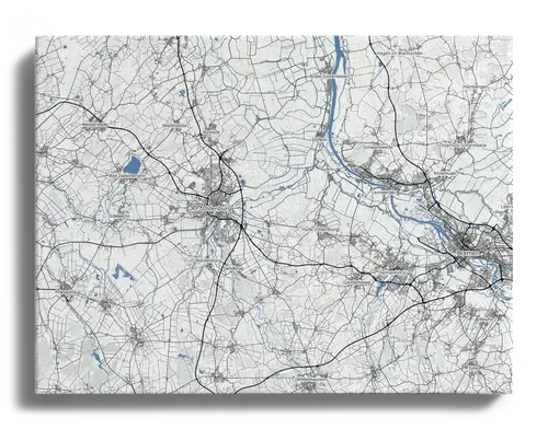 Create Your Own Custom Map - Personal Gift, Poster, or Decor