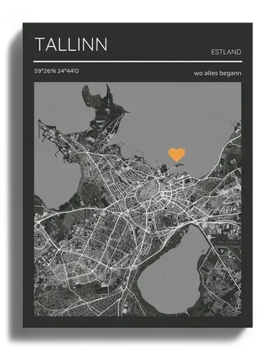 Celebrate Your Love: Custom Magazine-Style Map with Personal Marker