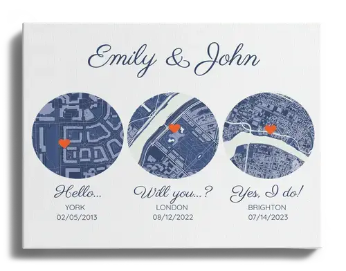 Create Your Personalized Wedding Maps – Capture Special Moments in Style