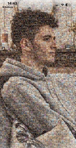 Customer Photo by Jean for Review Print Photo Mosaic [Online] Acrylic 50x70cm