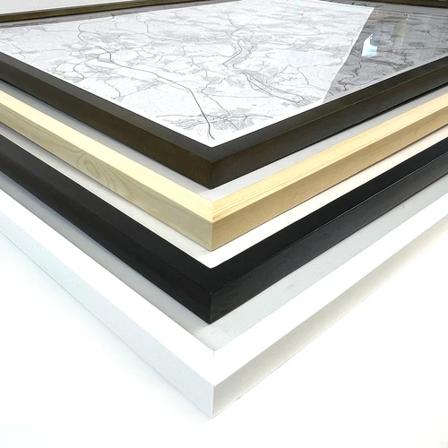 Personalized City Map Poster: Front Detail